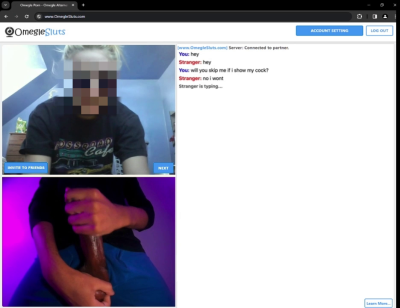 Blonde Omegle Girl Teases and Masturbates on Cam – Hot Random Chat