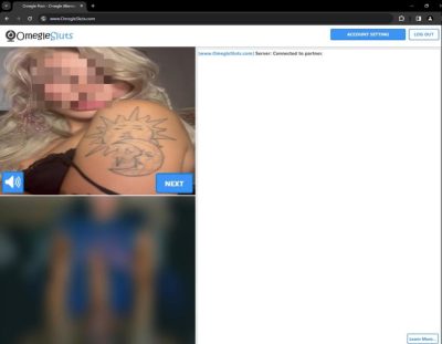 LEAKED Omegle Tape of Horny Blondie Teen Slut