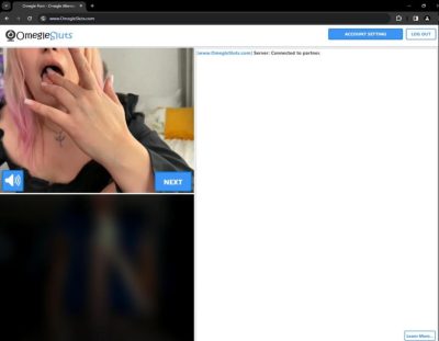 Naughty Pink Hair Teen is Licking her feet suck