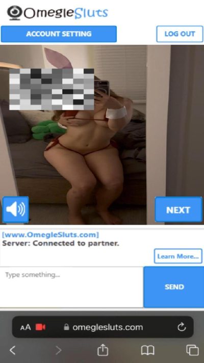 Omegle TikTok slut touching boobs and teasing random guy