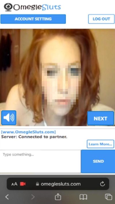 Popular redhead TikToker flashes boobs nude on Omegle